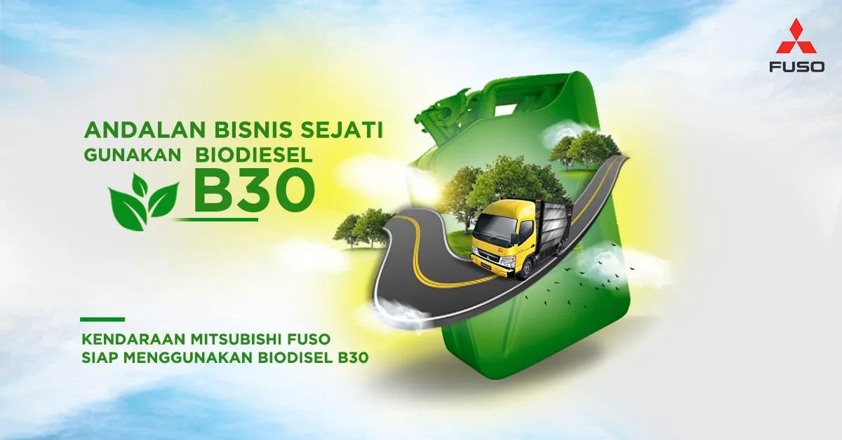 Truk Biodiesel Mitsubishi FUSO Siap Konsumsi BBM B30