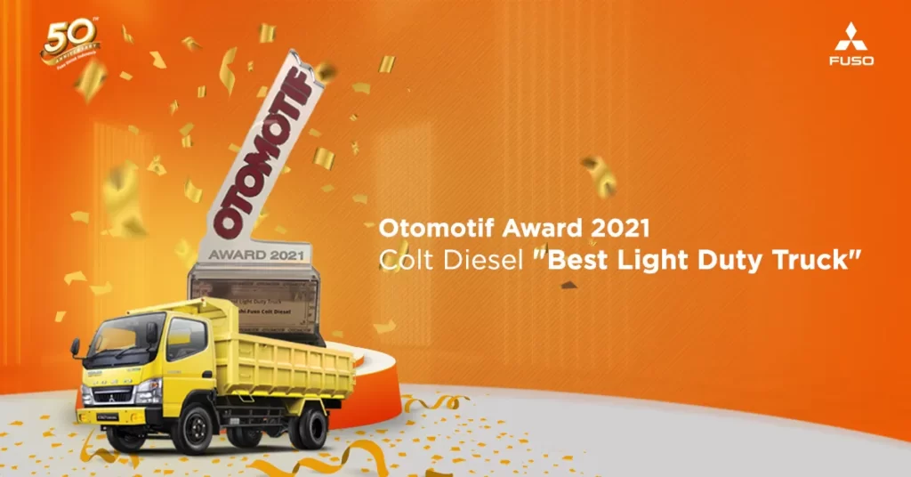 Colt Diesel Raih "Best Light Duty Truck" Otomotif Award 2021