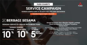 Mitsubishi FUSO Bantu Pelanggan Bangkit Pasca Gempa di Malang