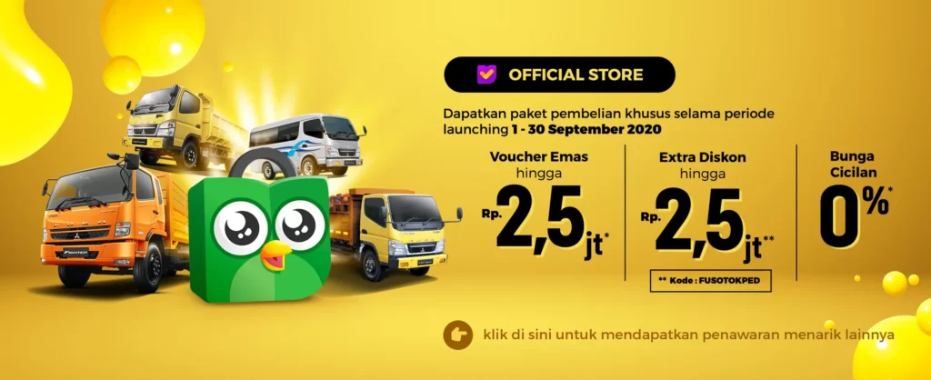 KTB Resmikan Peluncuran Mitsubishi Fuso Official Store di Tokopedia