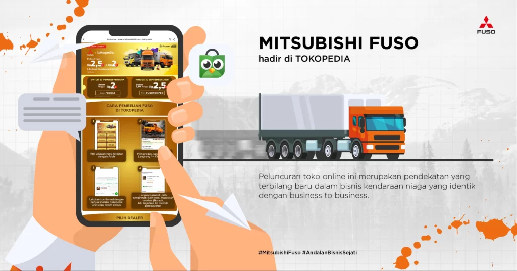 Cara Mudah Bertransaksi Mitsubishi Fuso di Marketplace Tokopedia