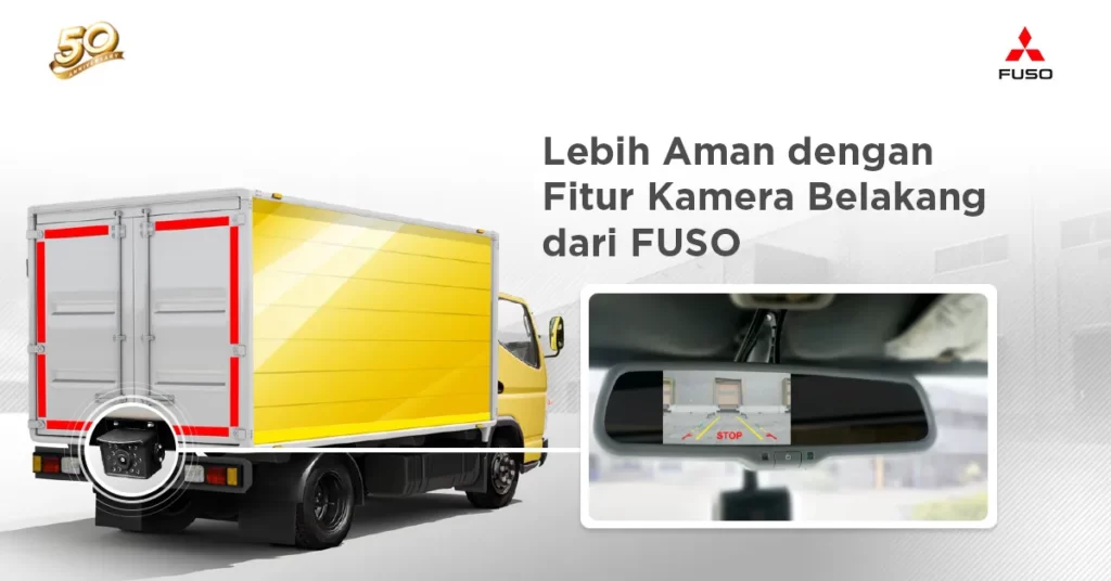 Lebih Aman dengan Fitur Kamera Belakang dari FUSO