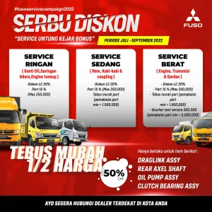 Program Servis SERBU BONUS Beri Keuntungan bagi Pemilik FUSO