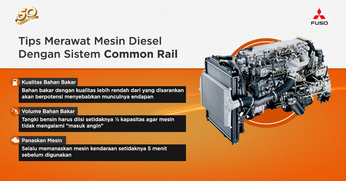 Tips Perawatan Mesin Diesel Sistem Common Rail pada Truk