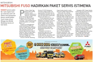 Mitsubishi Fuso Hadirkan Paket Servis Istimewa