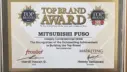 Mitsubishi Fuso Kembali Raih Top Brand 100 Award,