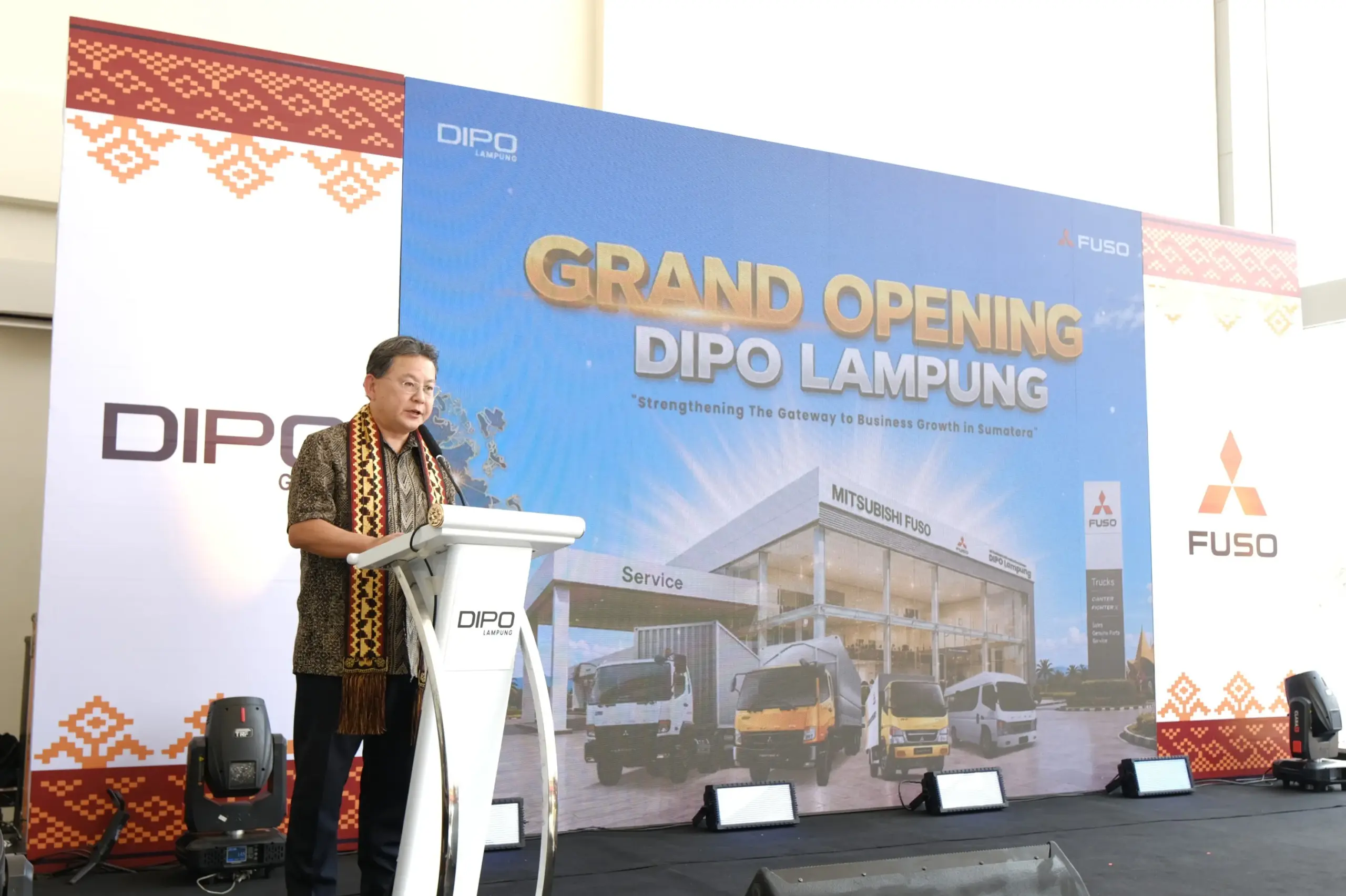Perkuat Jalur Distribusi di Gerbang Sumatera, Mitsubishi Fuso Resmikan Diler ke-224 PT DIPO Internasional Pahala Otomotif di Lampung 2
